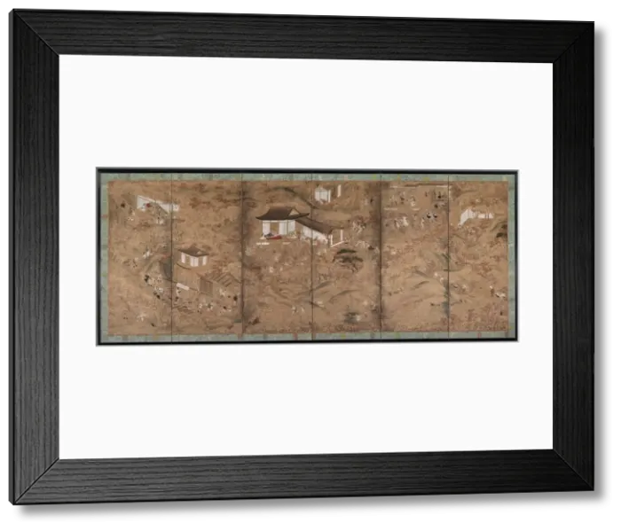 Framed Print : Autumn in the Mountains, 1600s. Creator: Tosa School (Japanese) Framed Print : Autumn in the Mountains, 1600s. Creator: Tosa School (Japanese)