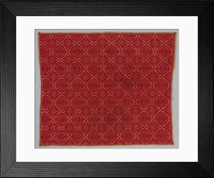 Framed Print : Bedspread, 1700s. Creator: Unknown Framed Print : Bedspread, 1700s. Creator: Unknown