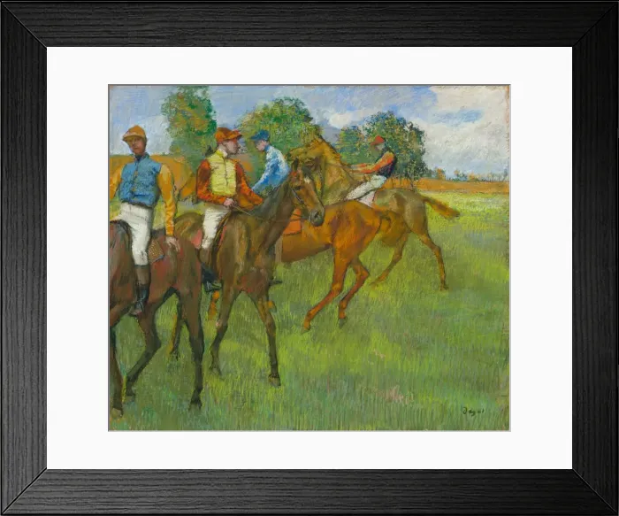 Framed Print : Before the Race, c. 1887-1889. Creator: Edgar Degas (French, 1834-1917) Framed Print : Before the Race, c. 1887-1889. Creator: Edgar Degas (French, 1834-1917)