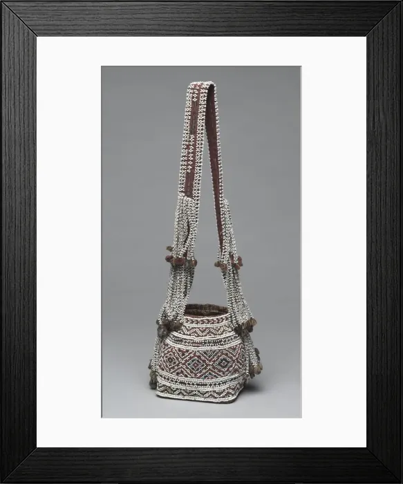 Framed Print : Basket, c 1875- 1917. Creator: Unknown Framed Print : Basket, c 1875- 1917. Creator: Unknown