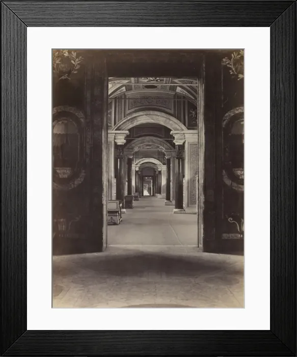 Framed Print : Bibliotheque du Vatican, c. 1860. Creator: Charles Soulier (French, 1840-1875) Framed Print : Bibliotheque du Vatican, c. 1860. Creator: Charles Soulier (French, 1840-1875)
