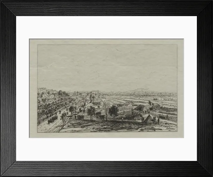 Framed Print : Bastion 49. Creator: Maxime Lalanne (French, 1827-1886) Framed Print : Bastion 49. Creator: Maxime Lalanne (French, 1827-1886)