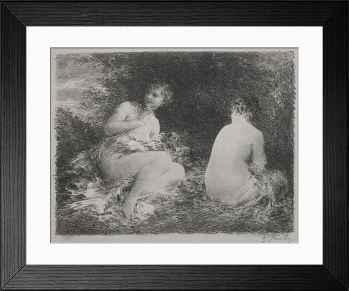Framed Print : Bathers, 1899. Creator: Henri Fantin-Latour (French, 1836-1904) Framed Print : Bathers, 1899. Creator: Henri Fantin-Latour (French, 1836-1904)