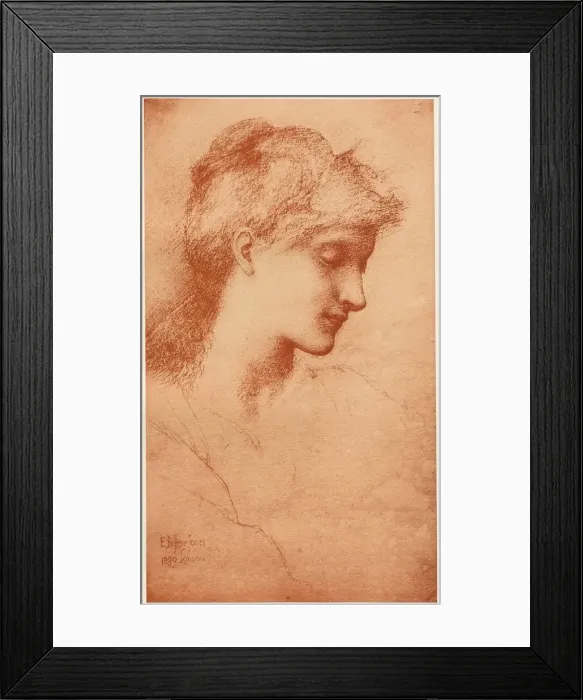Framed Print : Beauty, 1887-1889. Creator: Edward Burne-Jones (British, 1833-1898); Imprimerie Champenois Framed Print : Beauty, 1887-1889. Creator: Edward Burne-Jones (British, 1833-1898); Imprimerie Champenois