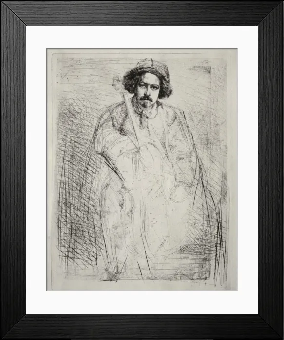 Framed Print : Becquet, 1871. Creator: James McNeill Whistler (American, 1834-1903) Framed Print : Becquet, 1871. Creator: James McNeill Whistler (American, 1834-1903)