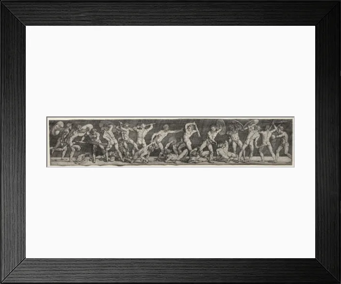 Framed Print : Battle of Naked Men. Creator: Barthel Beham (German, 1502-1540) Framed Print : Battle of Naked Men. Creator: Barthel Beham (German, 1502-1540)