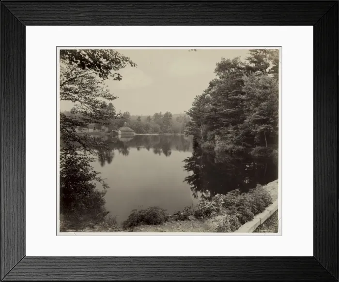 Framed Print : Bear Lake, LVRR, c. 1898-1899. Creator: William H. Rau (American, 1855-1920) Framed Print : Bear Lake, LVRR, c. 1898-1899. Creator: William H. Rau (American, 1855-1920)