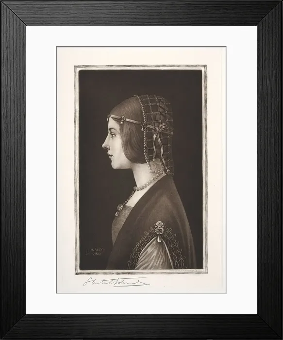 Framed Print : Beatrice DEste, 19th-20th century. Creator: Samuel Arlent-Edwards (American, 1862-1938) Framed Print : Beatrice DEste, 19th-20th century. Creator: Samuel Arlent-Edwards (American, 1862-1938)