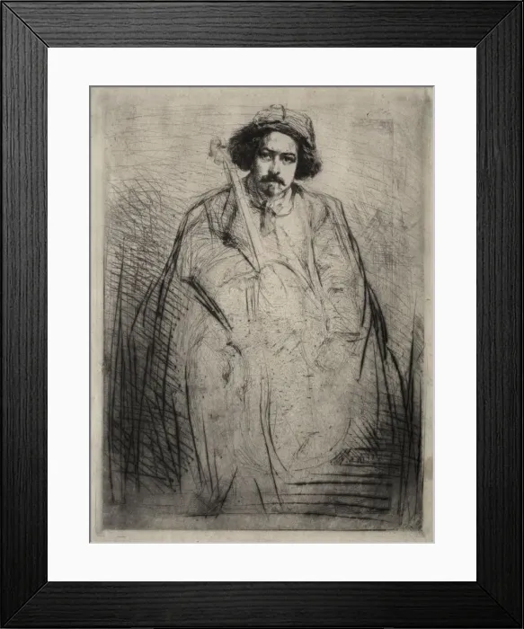 Framed Print : Becquet. Creator: James McNeill Whistler (American, 1834-1903) Framed Print : Becquet. Creator: James McNeill Whistler (American, 1834-1903)