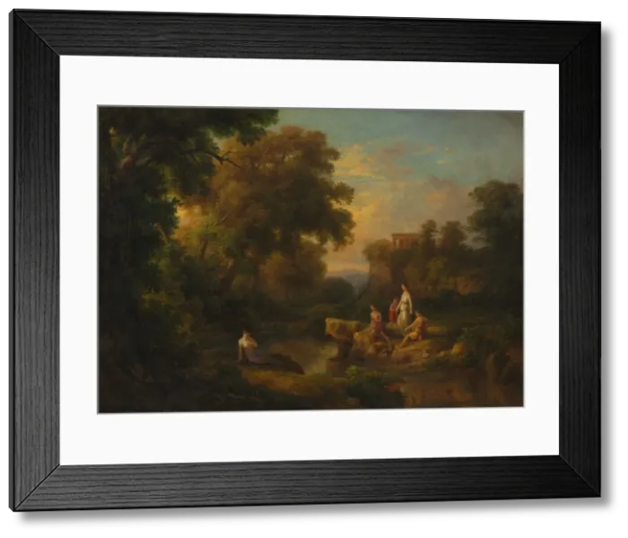 Framed Print : Diana and Her Nymphs, 1853. Creator: Karoly Marko (Hungarian, 1791-1860) Framed Print : Diana and Her Nymphs, 1853. Creator: Karoly Marko (Hungarian, 1791-1860)