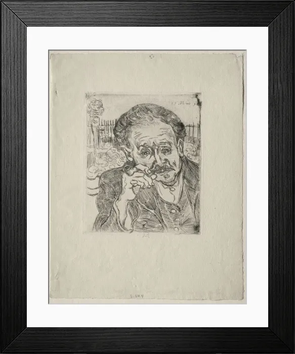 Framed Print : Dr. Gachet, 1890. Creator: Vincent van Gogh (Dutch, 1853-1890) Framed Print : Dr. Gachet, 1890. Creator: Vincent van Gogh (Dutch, 1853-1890)