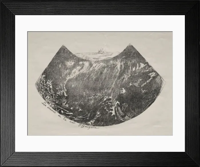Framed Print : Dramas of the Sea. Creator: Paul Gauguin (French, 1848-1903) Framed Print : Dramas of the Sea. Creator: Paul Gauguin (French, 1848-1903)