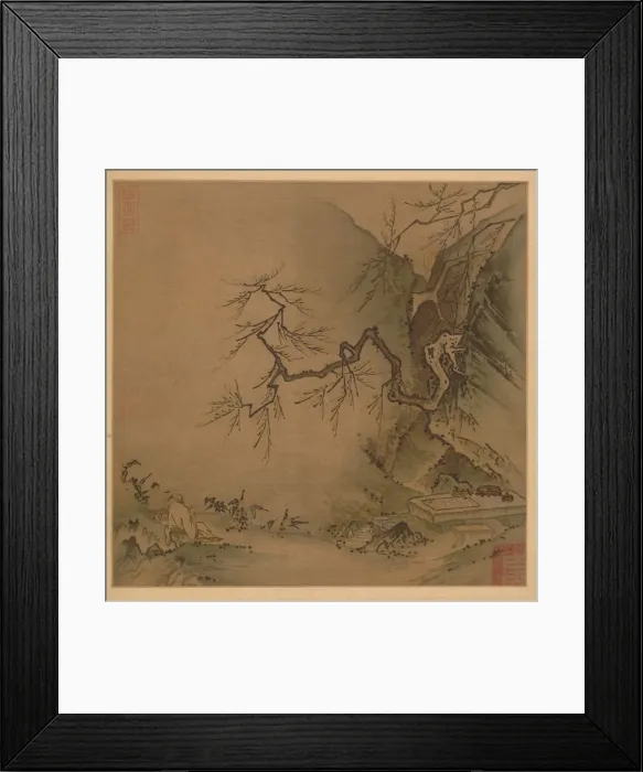 Framed Print : Drinking in the Moonlight, late 1100s-early 1200s. Creator: Ma Yuan (Chinese, c. 1150-after 1255) Framed Print : Drinking in the Moonlight, late 1100s-early 1200s. Creator: Ma Yuan (Chinese, c. 1150-after 1255)