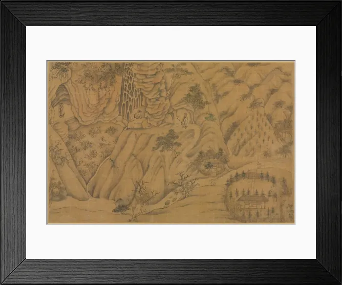 Framed Print : Dwelling in the Longmian ( Sleeping Dragon ) Mountains, 1100s-1200s. Creator Framed Print : Dwelling in the Longmian ( Sleeping Dragon ) Mountains, 1100s-1200s. Creator