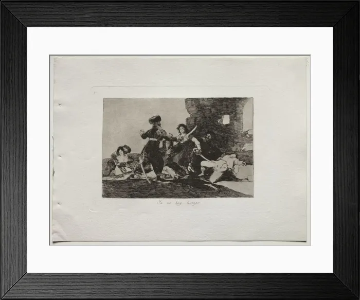 Framed Print : Disasters of War: There isnt Time Now, 1810-20. Creator: Francisco de Goya (Spanish, 1746-1828) Framed Print : Disasters of War: There isnt Time Now, 1810-20. Creator: Francisco de Goya (Spanish, 1746-1828)