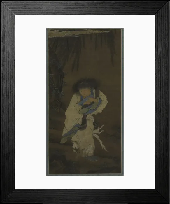 Framed Print : Poet and Recluse Hanshan, 1400s. Creator: Unknown Framed Print : Poet and Recluse Hanshan, 1400s. Creator: Unknown