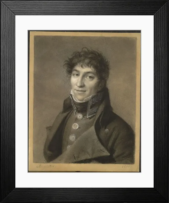 Framed Print : Portrait of a Man, 1800. Creator: Jean-Baptiste Jacques Augustin (French, 1759-1832) Framed Print : Portrait of a Man, 1800. Creator: Jean-Baptiste Jacques Augustin (French, 1759-1832)
