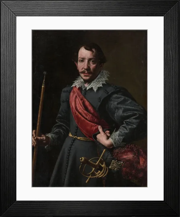Framed Print : Portrait of a Man, c. 1620. Creator: Tanzio da Varallo (Italian, c1575  /  80-1635)