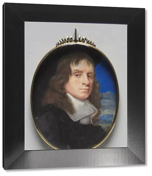 Portrait of a Man, c. 1655. Creator: Samuel Cooper (British, 1608  /  09-1672)