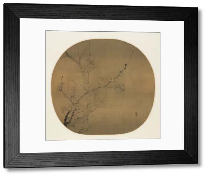 Framed Print : Plum Blossoms in Moonlight, first half of 14th century. Creator: Yan Hui (Chinese Framed Print : Plum Blossoms in Moonlight, first half of 14th century. Creator: Yan Hui (Chinese