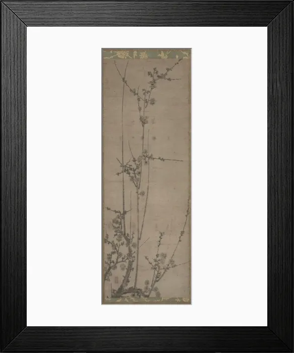 Framed Print : Plum Blossoms, 1336-92. Creator: Unknown Framed Print : Plum Blossoms, 1336-92. Creator: Unknown