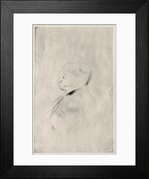 Framed Print : Portrait de M. X. 1898. Creator: Henri de Toulouse-Lautrec (French, 1864-1901) Framed Print : Portrait de M. X. 1898. Creator: Henri de Toulouse-Lautrec (French, 1864-1901)