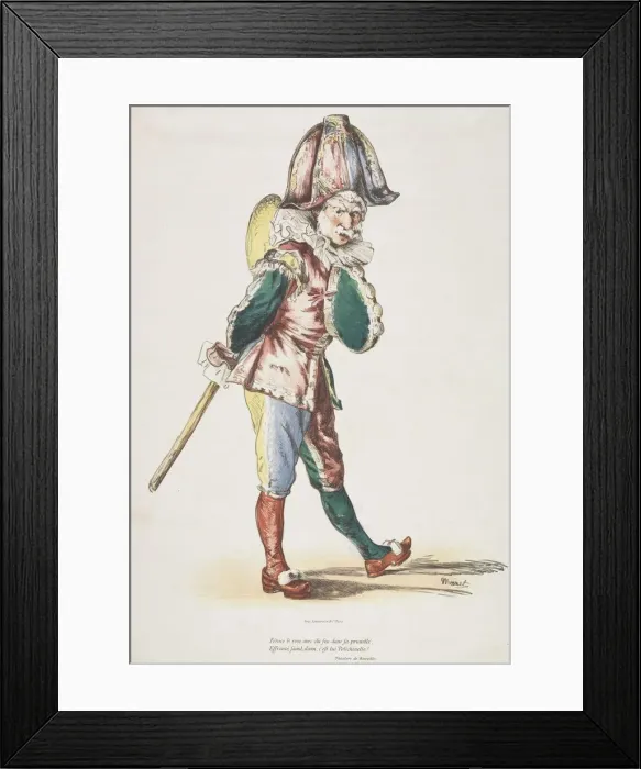 Framed Print : Polichinelle, 1876. Creator: Edouard Manet (French, 1832-1883) Framed Print : Polichinelle, 1876. Creator: Edouard Manet (French, 1832-1883)