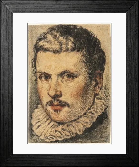Framed Print : Portrait of a Man, 1500s. Creator: Unknown Framed Print : Portrait of a Man, 1500s. Creator: Unknown