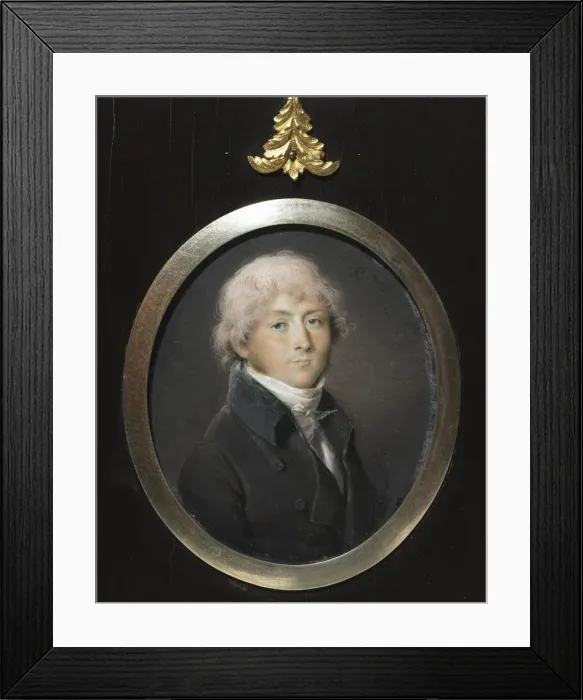 Framed Print : Portrait of a Man, 1800. Creator: Jean-Urbain Guerin (French, 1760-1836) Framed Print : Portrait of a Man, 1800. Creator: Jean-Urbain Guerin (French, 1760-1836)
