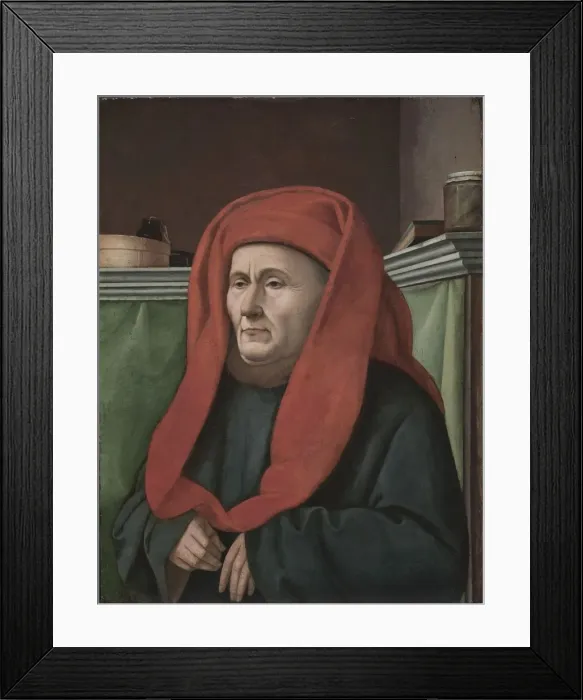 Framed Print : Portrait of a Man, c. 1450. Creator: Unknown Framed Print : Portrait of a Man, c. 1450. Creator: Unknown