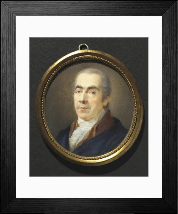 Framed Print : Portrait of a Man, c. 1795. Creator: Heinrich Friedrich Füger (German, 1751-1818) Framed Print : Portrait of a Man, c. 1795. Creator: Heinrich Friedrich Füger (German, 1751-1818)