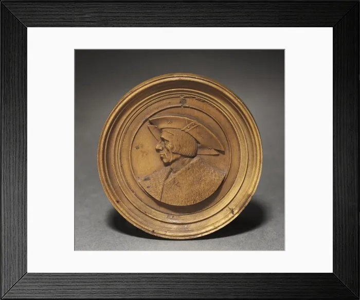 Framed Print : Portrait of a Man, early 1500s. Creator: Unknown Framed Print : Portrait of a Man, early 1500s. Creator: Unknown