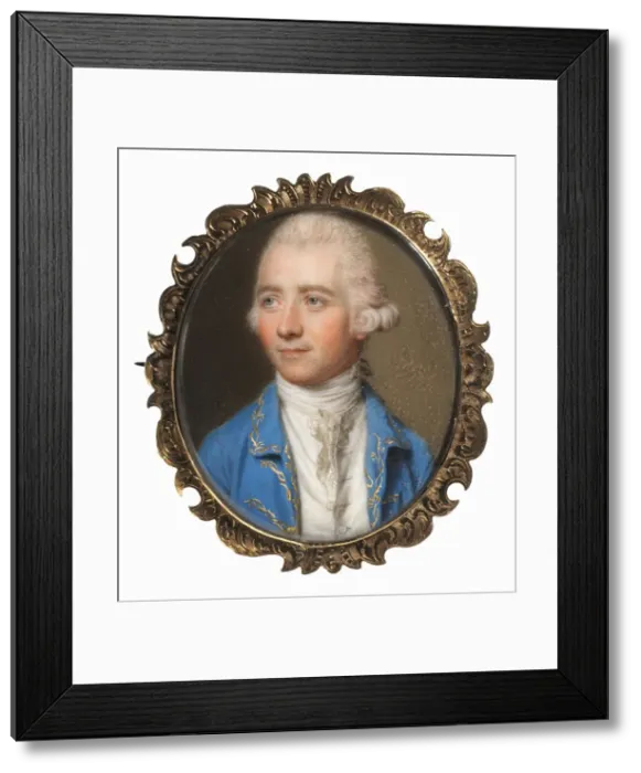 Framed Print : Portrait of a Man, Possibly Sir Soulden Lawrence, 1770. Creator: John I Smart (British, 1741-1811) Framed Print : Portrait of a Man, Possibly Sir Soulden Lawrence, 1770. Creator: John I Smart (British, 1741-1811)