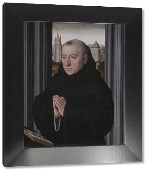 Portrait of a Monk, early 1500s. Creator: Gerard David (Netherlandish, 1450  /  60-1523), circle of