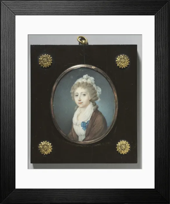 Framed Print : Portrait of a Noblewoman, c. 1795. Creator: Unknown Framed Print : Portrait of a Noblewoman, c. 1795. Creator: Unknown