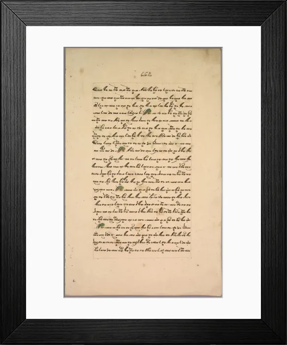 Framed Print : Pages from Ramayana, 1800s. Creator: Unknown Framed Print : Pages from Ramayana, 1800s. Creator: Unknown