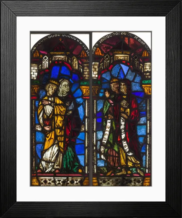 Framed Print : Panels, c. 1200-1225. Creator: Unknown Framed Print : Panels, c. 1200-1225. Creator: Unknown