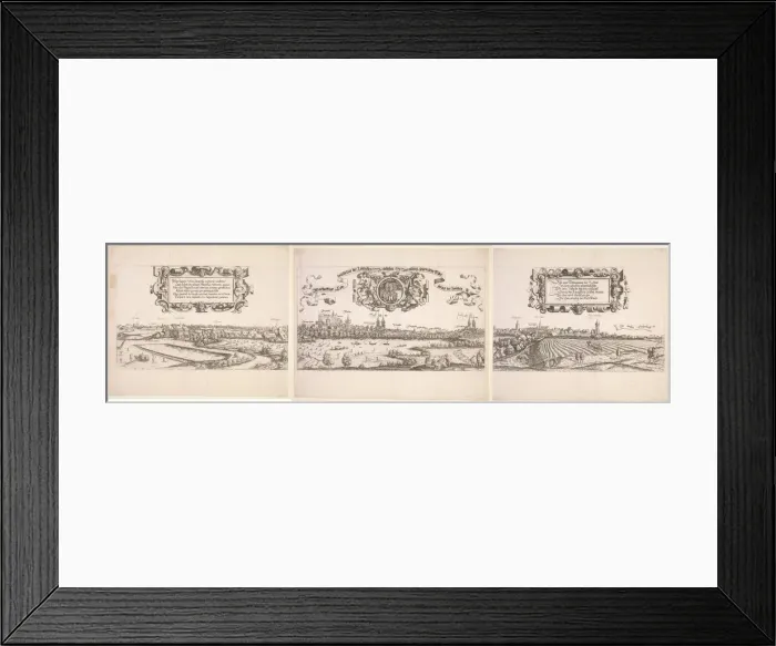 Framed Print : Panoramic View of Nuremberg, 1552. Creator: Hanns Lautensack (German, 1524-1566) Framed Print : Panoramic View of Nuremberg, 1552. Creator: Hanns Lautensack (German, 1524-1566)
