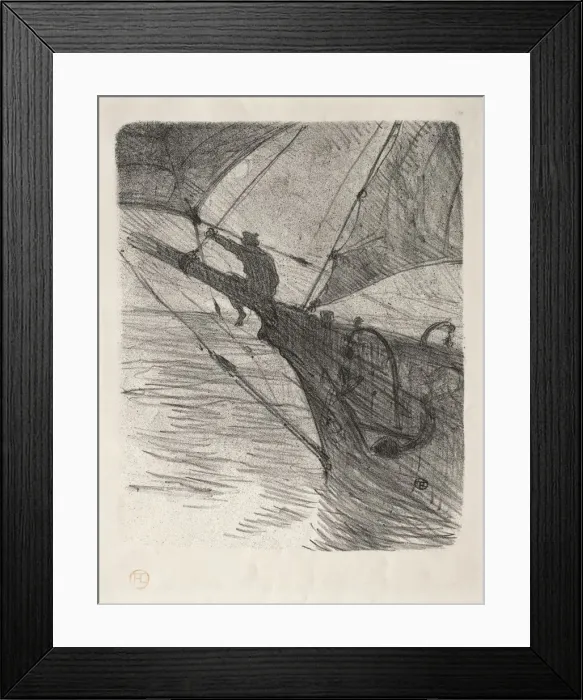 Framed Print : Oceano Nox, 1895. Creator: Henri de Toulouse-Lautrec (French, 1864-1901) Framed Print : Oceano Nox, 1895. Creator: Henri de Toulouse-Lautrec (French, 1864-1901)