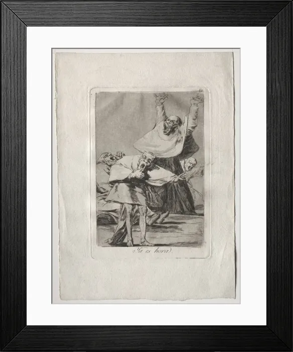 Framed Print : Ochenta Caprichos: It is Time, 1793-1798. Creator: Francisco de Goya (Spanish, 1746-1828) Framed Print : Ochenta Caprichos: It is Time, 1793-1798. Creator: Francisco de Goya (Spanish, 1746-1828)
