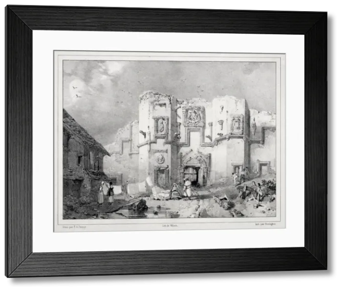 Framed Print : Old Gateway at Stirling, 1826. Creator: Richard Parkes Bonington (British, 1802-1828) Framed Print : Old Gateway at Stirling, 1826. Creator: Richard Parkes Bonington (British, 1802-1828)