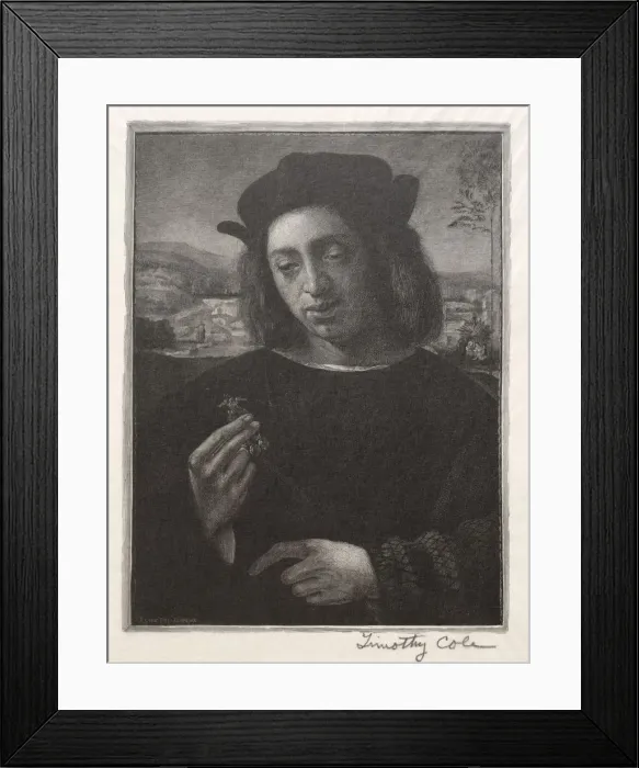 Framed Print : Old Italian Masters: A Goldsmith, 1888-1892. Creator: Timothy Cole (American, 1852-1931) Framed Print : Old Italian Masters: A Goldsmith, 1888-1892. Creator: Timothy Cole (American, 1852-1931)
