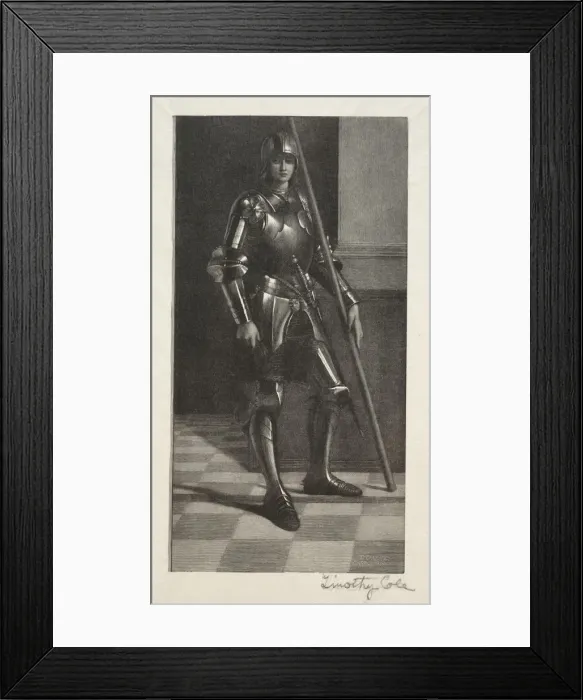 Framed Print : Old Italian Masters: St. Liberale, 1888-1892. Creator: Timothy Cole (American, 1852-1931) Framed Print : Old Italian Masters: St. Liberale, 1888-1892. Creator: Timothy Cole (American, 1852-1931)