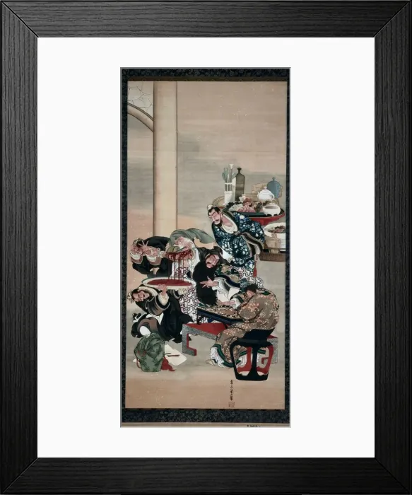 Framed Print : Operating on Guanyus Arm, 1840s. Creator: Katsushika ?i (Japanese, about 1800-after 1857) Framed Print : Operating on Guanyus Arm, 1840s. Creator: Katsushika ?i (Japanese, about 1800-after 1857)