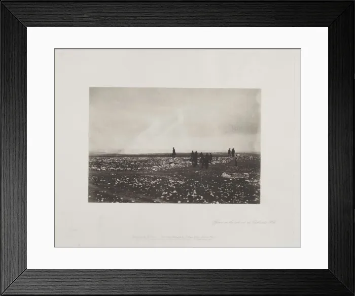 Framed Print : Officers on the Lookout at Cathcarts Hill, 1855. Creator: Roger Fenton (British, 1819-1869) Framed Print : Officers on the Lookout at Cathcarts Hill, 1855. Creator: Roger Fenton (British, 1819-1869)