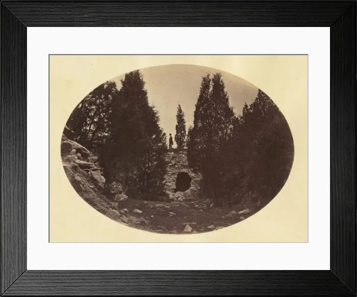 Framed Print : Old Emplacement, West Point, late 1860s. Creator: George K. Warren (American, 1834-1884) Framed Print : Old Emplacement, West Point, late 1860s. Creator: George K. Warren (American, 1834-1884)