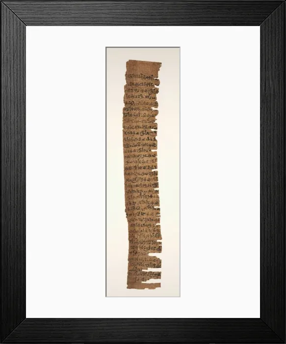Framed Print : Oracular Amuletic Decree, 1069-715 BC. Creator: Unknown Framed Print : Oracular Amuletic Decree, 1069-715 BC. Creator: Unknown