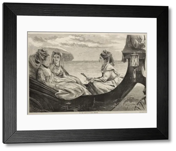 Framed Print : On the Beach at Long Branch, 1870. Creator: Winslow Homer (American, 1836-1910) Framed Print : On the Beach at Long Branch, 1870. Creator: Winslow Homer (American, 1836-1910)