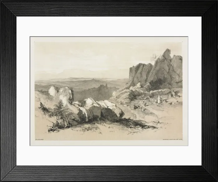 Framed Print : Olevano. Creator: Edward Lear (British, 1812-1888) Framed Print : Olevano. Creator: Edward Lear (British, 1812-1888)