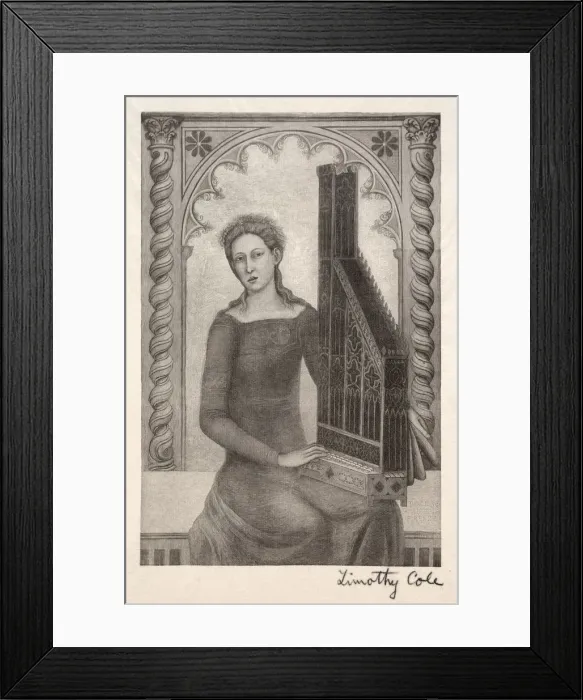 Framed Print : Old Italian Masters: Music, 1888-1892. Creator: Timothy Cole (American, 1852-1931) Framed Print : Old Italian Masters: Music, 1888-1892. Creator: Timothy Cole (American, 1852-1931)